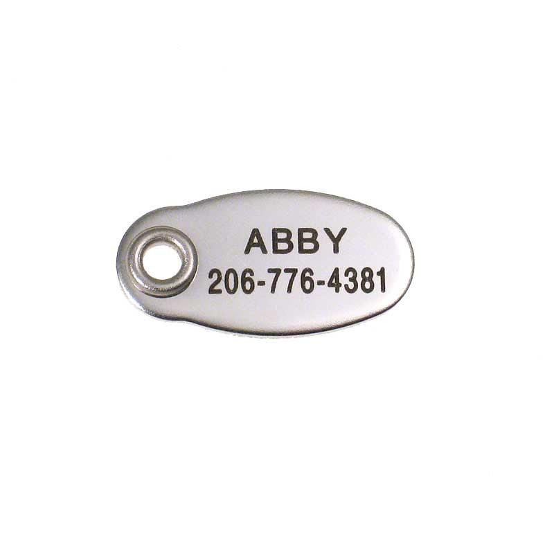 Metal Tiny Oval, - Lucky Pet